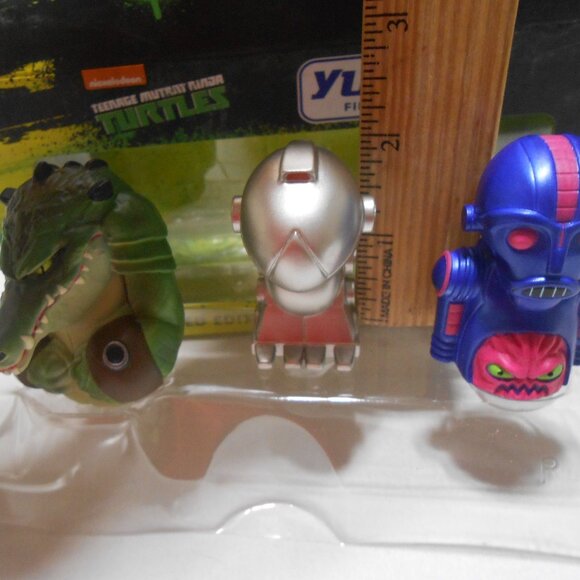 NEW TMNT nickelodeon Yubi's Fingerines LE 1 of 500 pcs Leatherhead Kraang Mouser - Picture 1 of 9